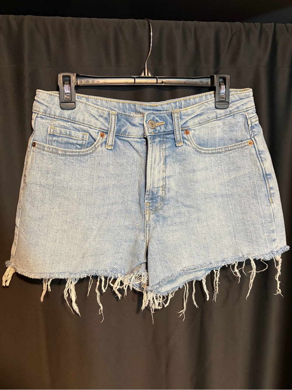 Old Navy Distressed Denim Cutoff Jean Shorts, women’s size 10